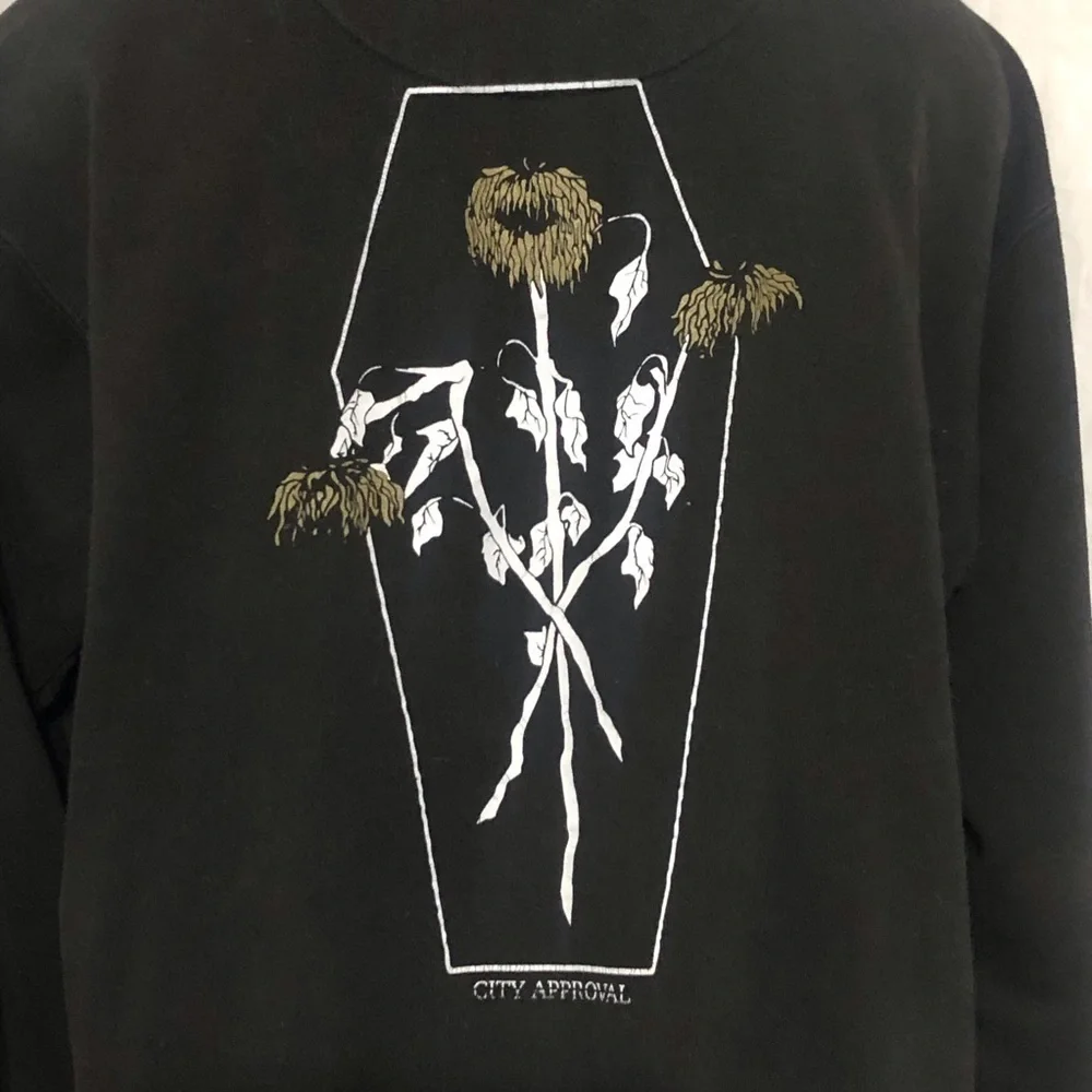 Vintage City Approval ‘Standing In Your Grave’ Black Hoodie